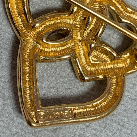 Vintage Designer Gold-Tone Brooch Set - Picture 5 of 8